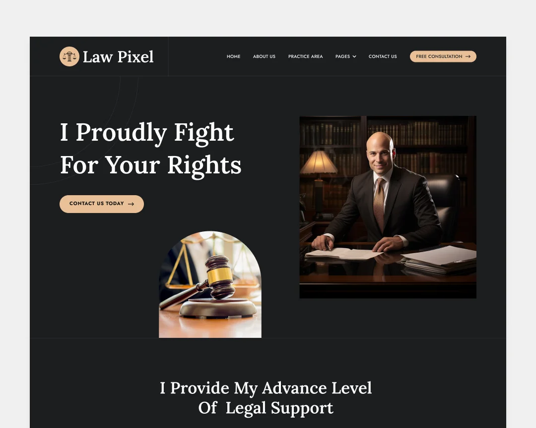 Law Pixel — A Bold, High-Impact Website Built With Real Conviction